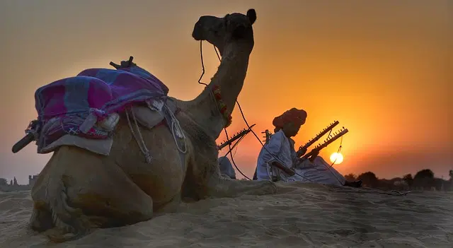 Sunrise Camel Trip In Erg Chebbi