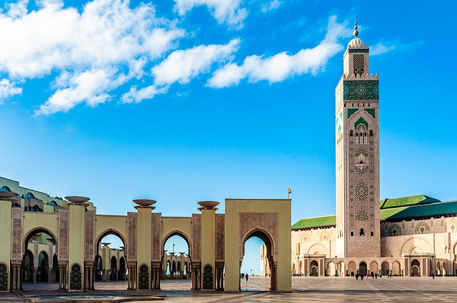 The Hassan II mosque Casablanca