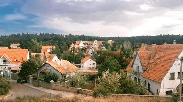 ifrane morocco houses inside trees