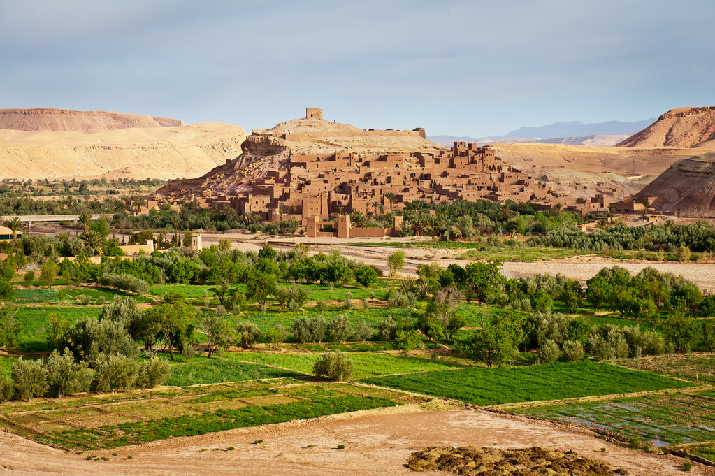 Ouarzazate, located in the middle of a bare plateau south of the High Atlas Mountains - 2 days from Marrakech to Zagora