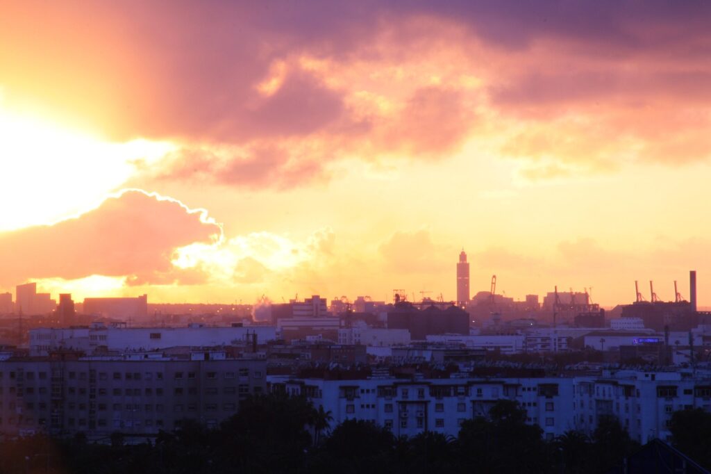 sunset, Casablanca - 16-Day Desert Tour from Casablanca